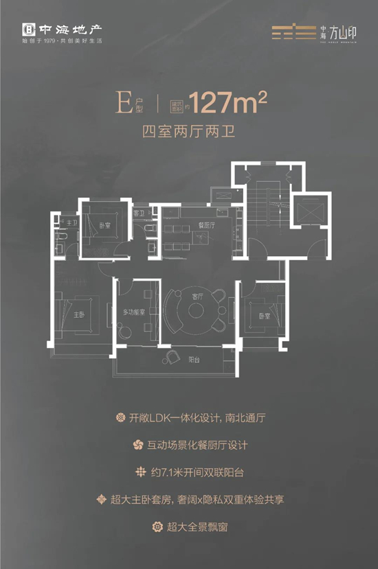 127㎡户型图