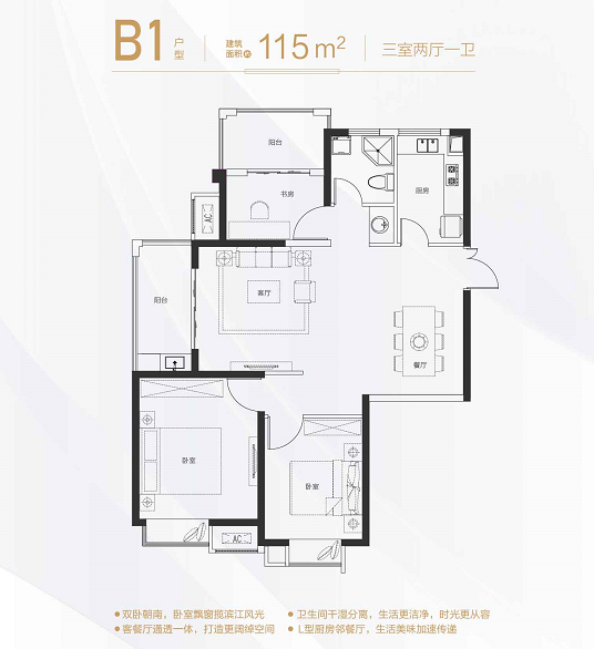 115㎡户型图