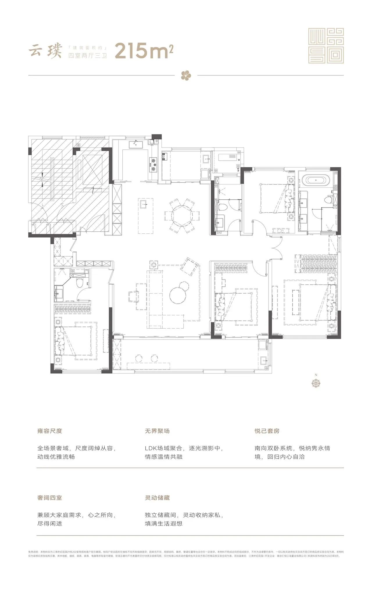 高科紫星堂4居室