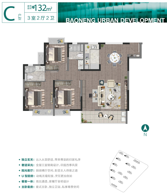 宝能翡丽河滨户型怎么样?宝能翡丽河滨户型图解析