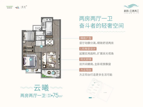 新城云漾滨江推出极少量优惠房源，总价120万起